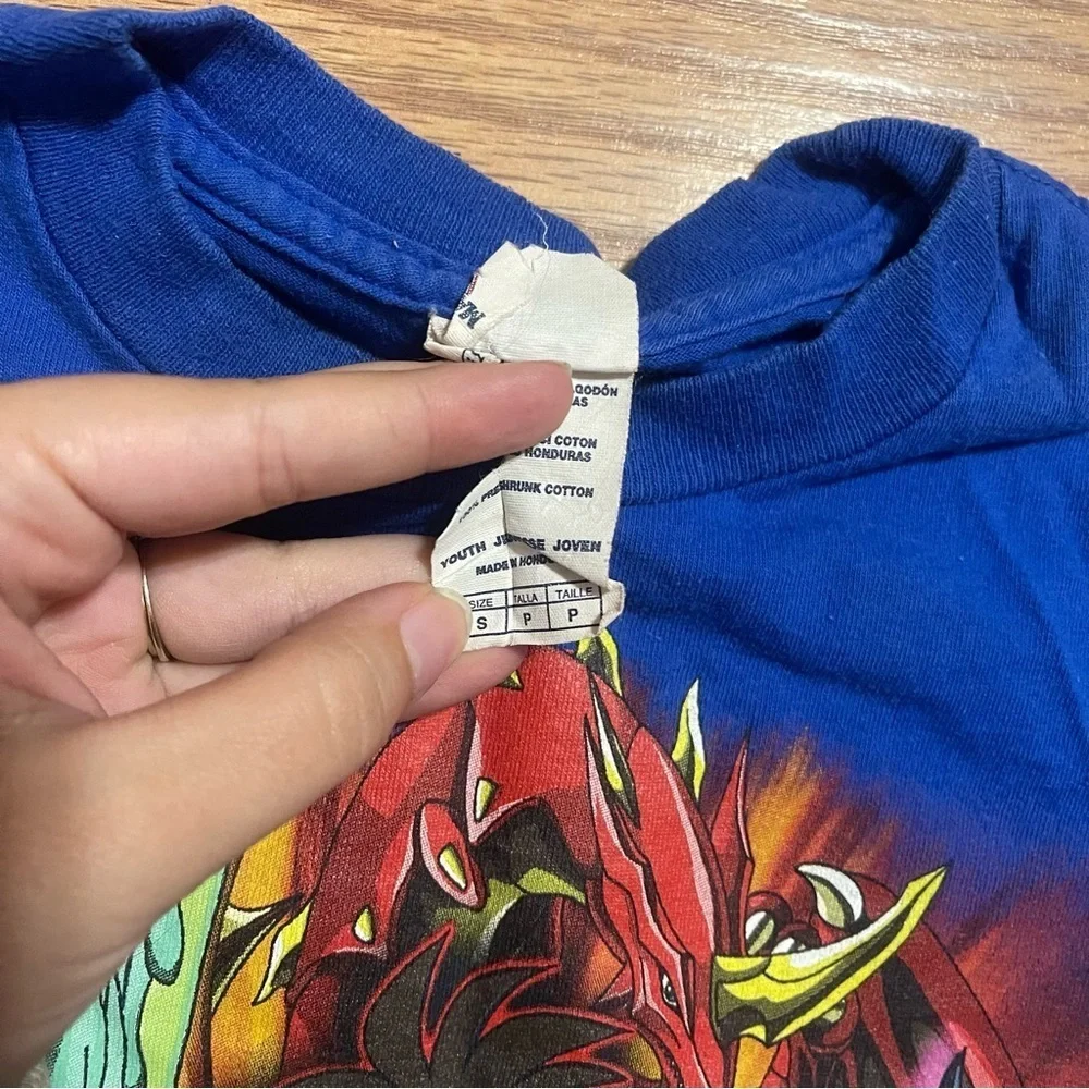 y2k Bakugan Shirt Youth Small